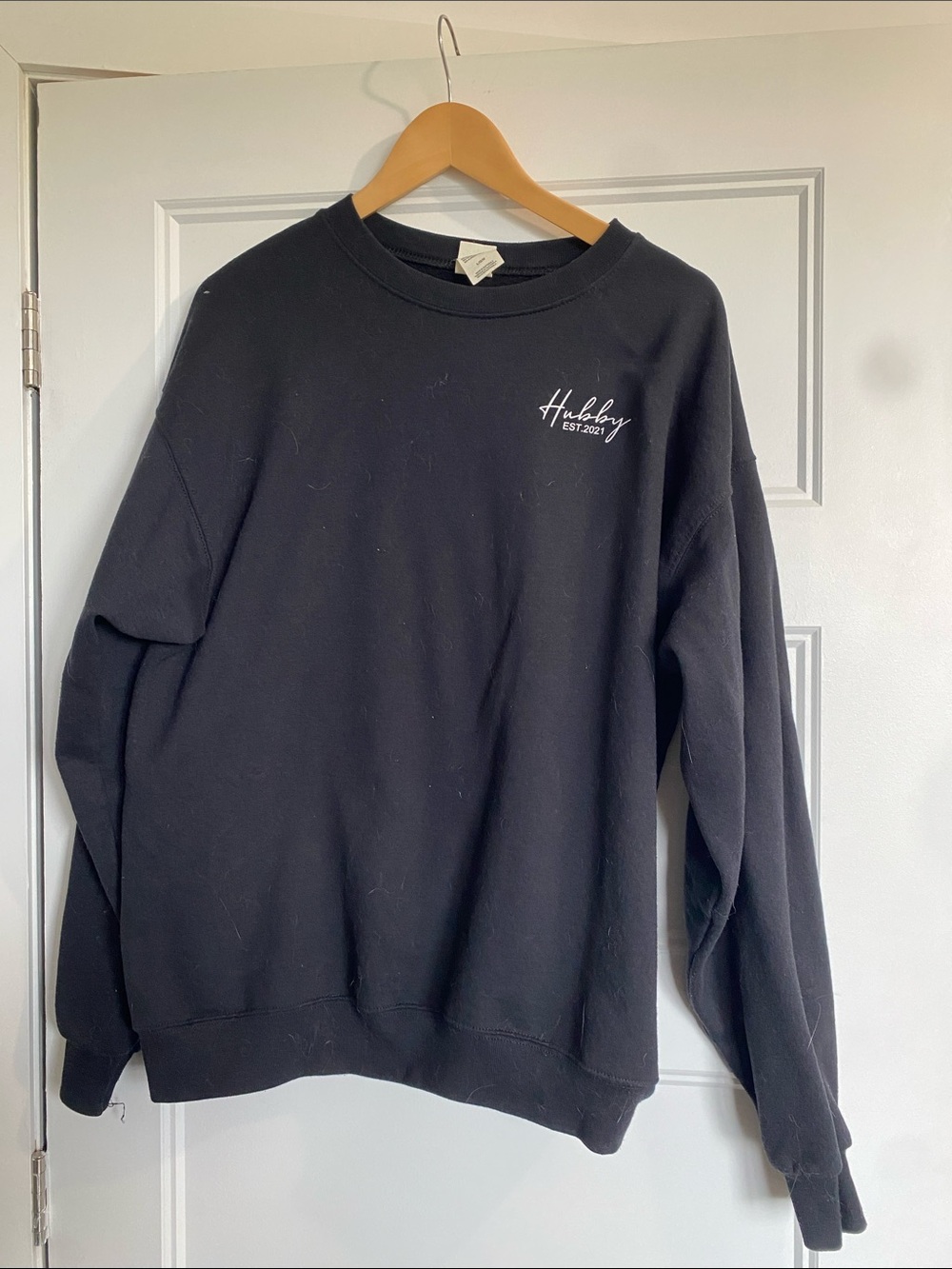 Black Crewneck Sweatshirt - Casual Men's Sweater